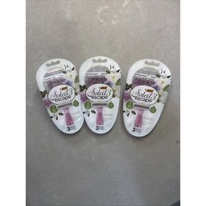 BIC Soleil Escape Women's Disposable Razors, 3 Blades (3 Packs Of 3)